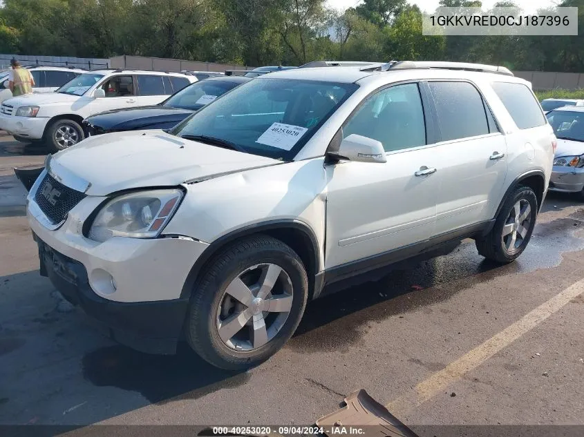 1GKKVRED0CJ187396 2012 GMC Acadia Slt-1