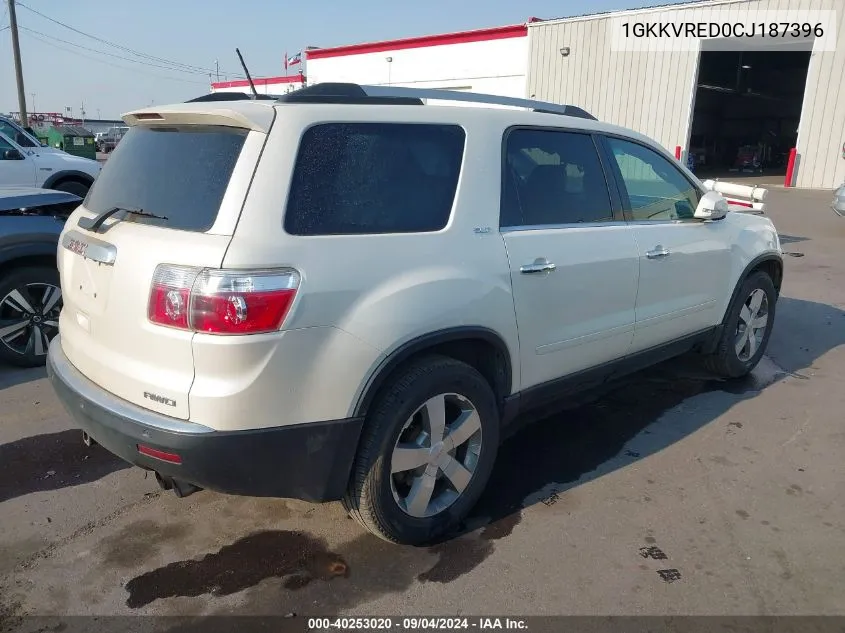 1GKKVRED0CJ187396 2012 GMC Acadia Slt-1