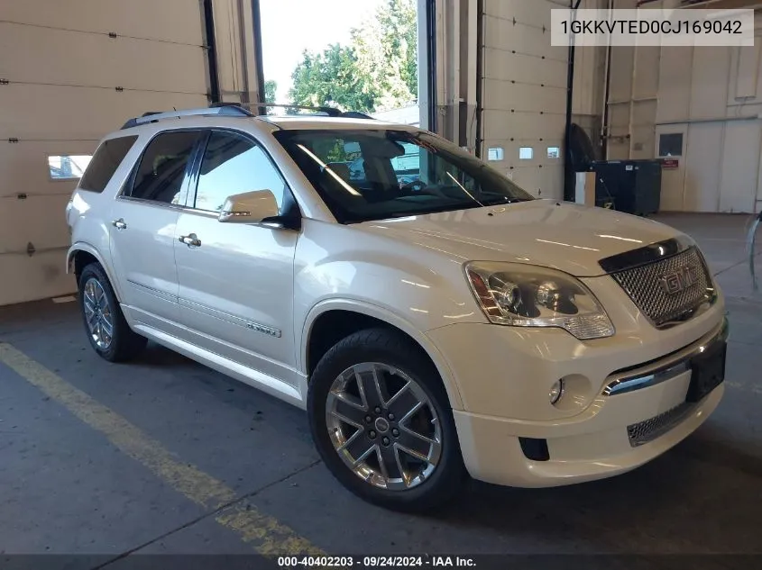 1GKKVTED0CJ169042 2012 GMC Acadia Denali