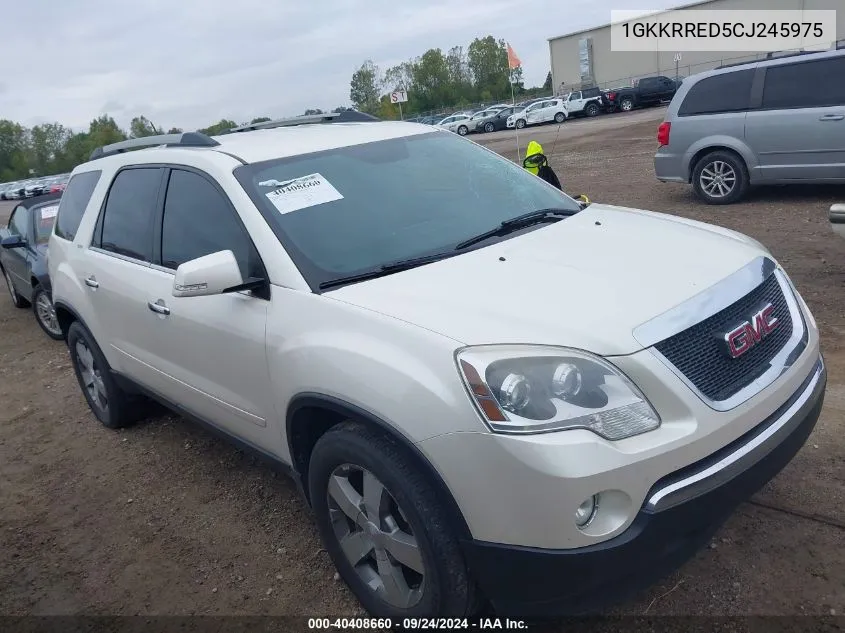 1GKKRRED5CJ245975 2012 GMC Acadia Slt-1