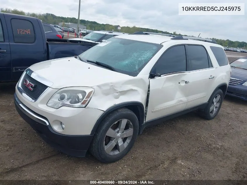 1GKKRRED5CJ245975 2012 GMC Acadia Slt-1