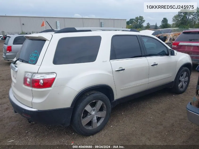 1GKKRRED5CJ245975 2012 GMC Acadia Slt-1