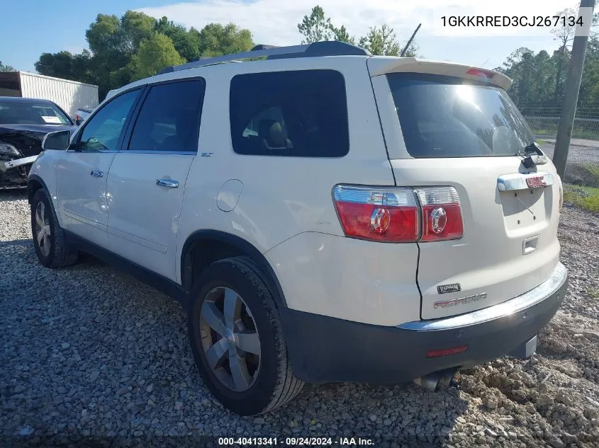 1GKKRRED3CJ267134 2012 GMC Acadia Slt-1