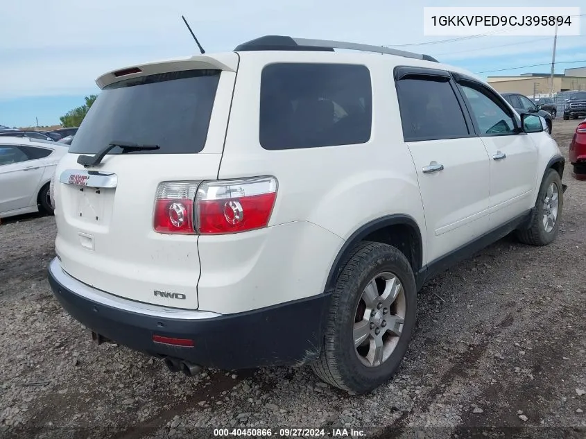 1GKKVPED9CJ395894 2012 GMC Acadia Sle