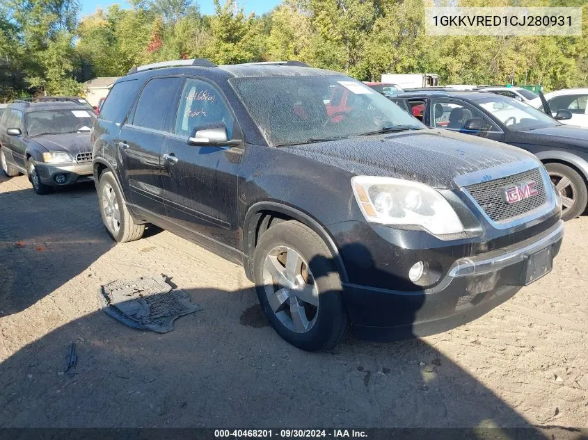 1GKKVRED1CJ280931 2012 GMC Acadia Slt-1