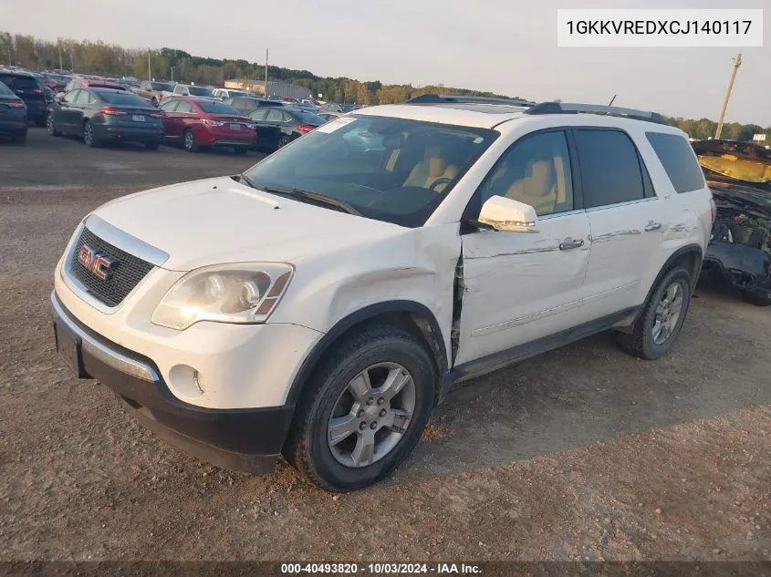 1GKKVREDXCJ140117 2012 GMC Acadia Slt-1