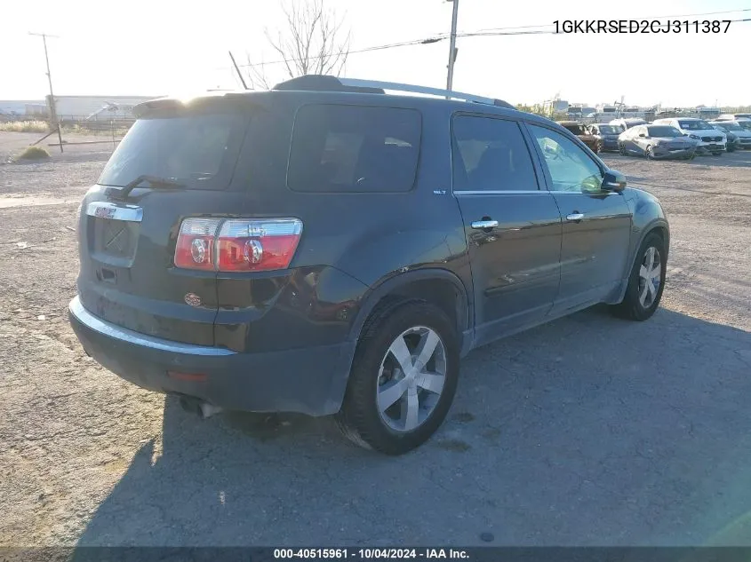 1GKKRSED2CJ311387 2012 GMC Acadia Slt-2