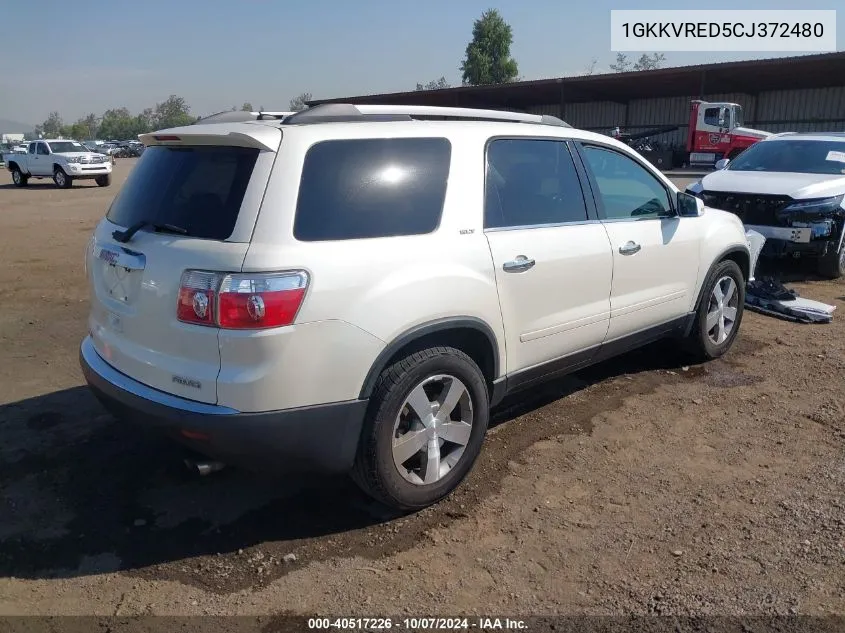 1GKKVRED5CJ372480 2012 GMC Acadia Slt-1