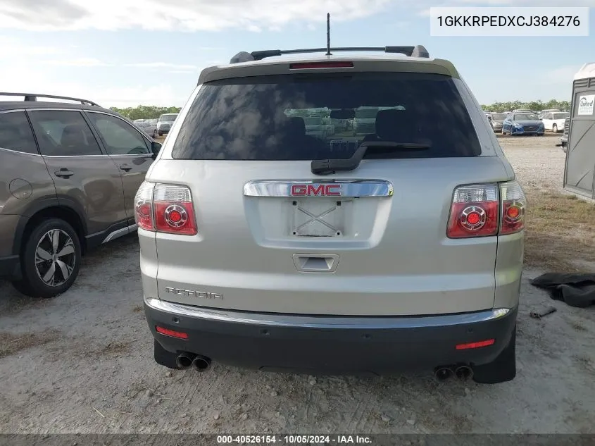 1GKKRPEDXCJ384276 2012 GMC Acadia Sle