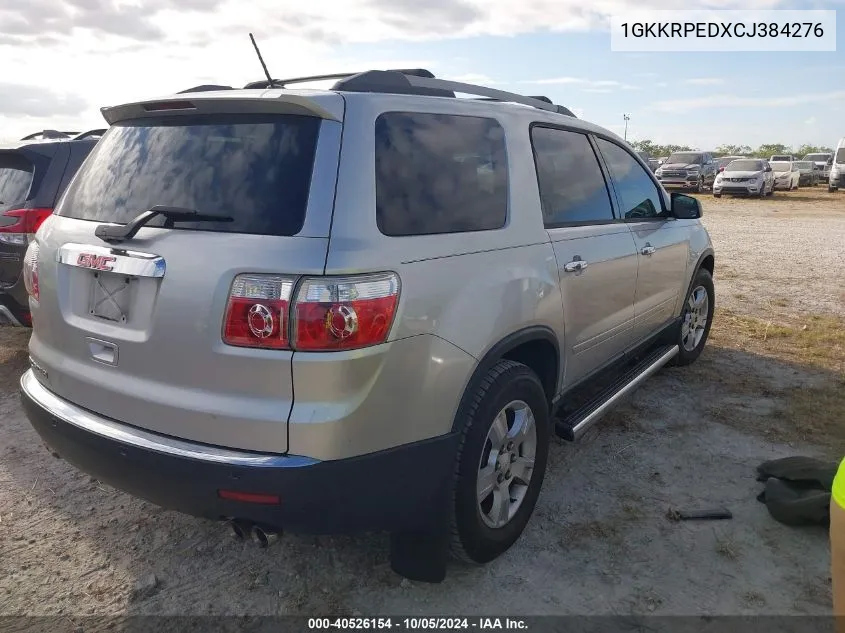 1GKKRPEDXCJ384276 2012 GMC Acadia Sle