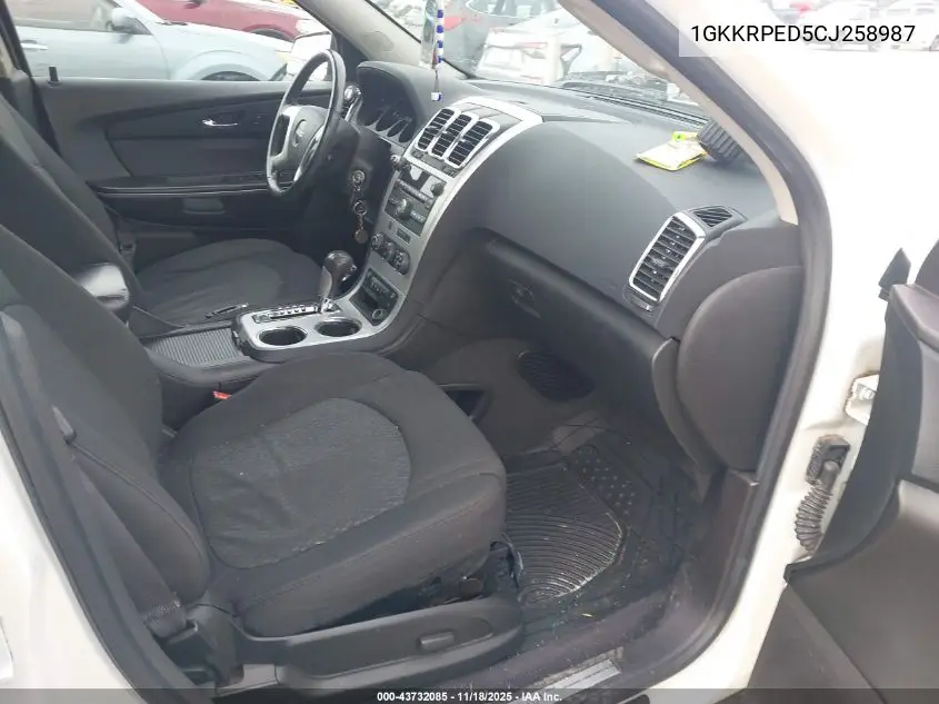1GKKRPED5CJ258987 2012 GMC Acadia Sle