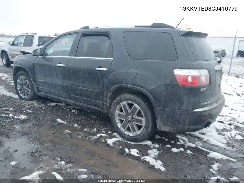 1GKKVTED8CJ410779 2012 GMC Acadia Denali
