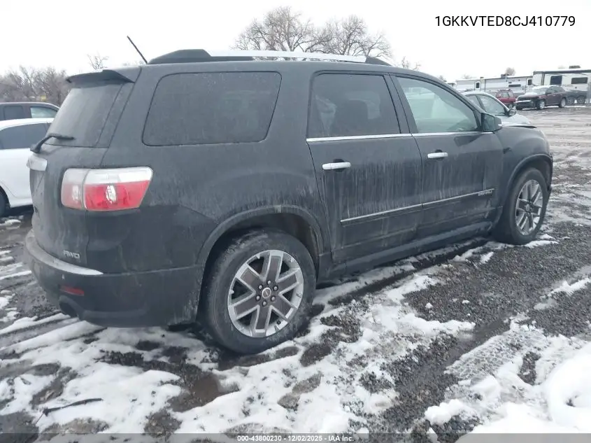 1GKKVTED8CJ410779 2012 GMC Acadia Denali