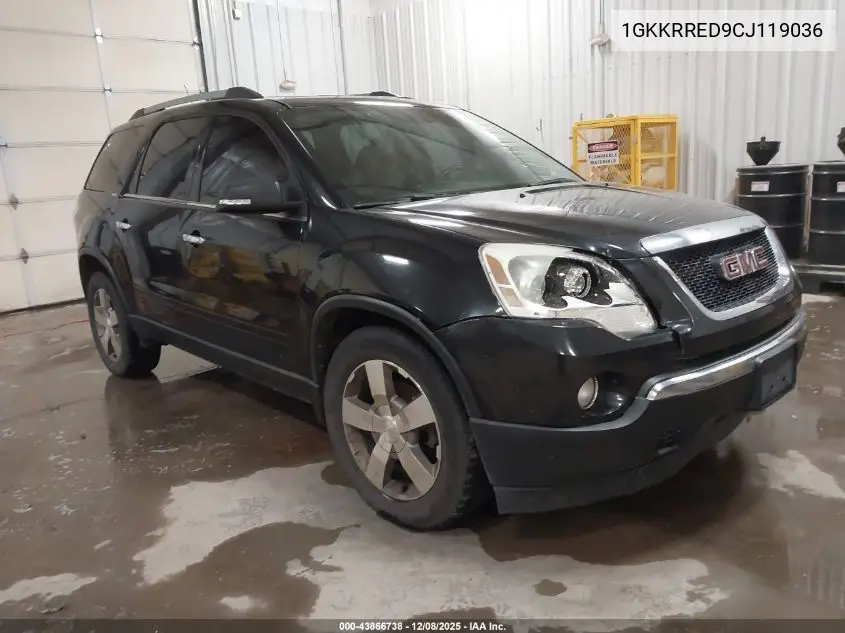 1GKKRRED9CJ119036 2012 GMC Acadia Slt-1