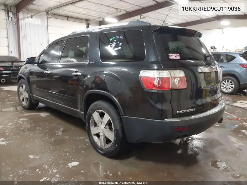 1GKKRRED9CJ119036 2012 GMC Acadia Slt-1