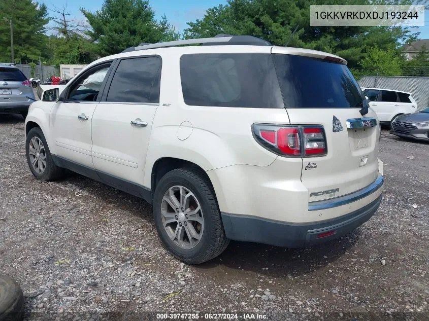 1GKKVRKDXDJ193244 2013 GMC Acadia Slt-1