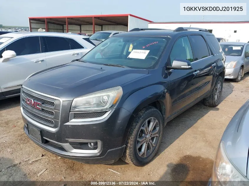 1GKKVSKD0DJ201925 2013 GMC Acadia Slt-2