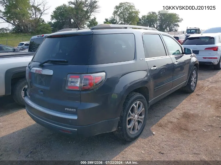 1GKKVSKD0DJ201925 2013 GMC Acadia Slt-2