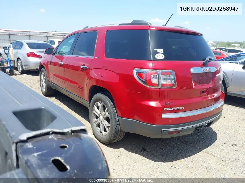 1GKKRRKD2DJ258947 2013 GMC Acadia Slt-1