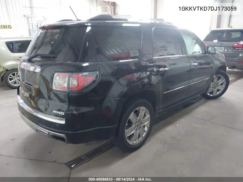 1GKKVTKD7DJ173059 2013 GMC Acadia Denali