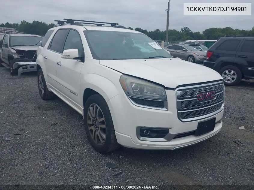 1GKKVTKD7DJ194901 2013 GMC Acadia Denali