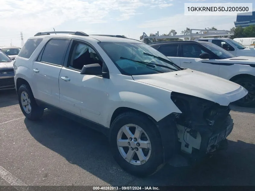 1GKKRNED5DJ200500 2013 GMC Acadia Sle