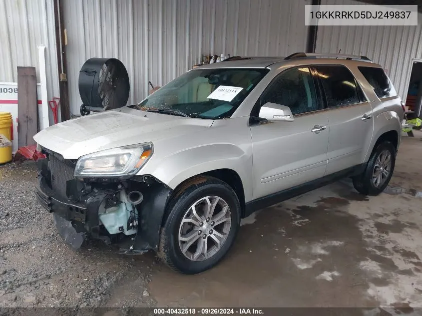 1GKKRRKD5DJ249837 2013 GMC Acadia Slt-1