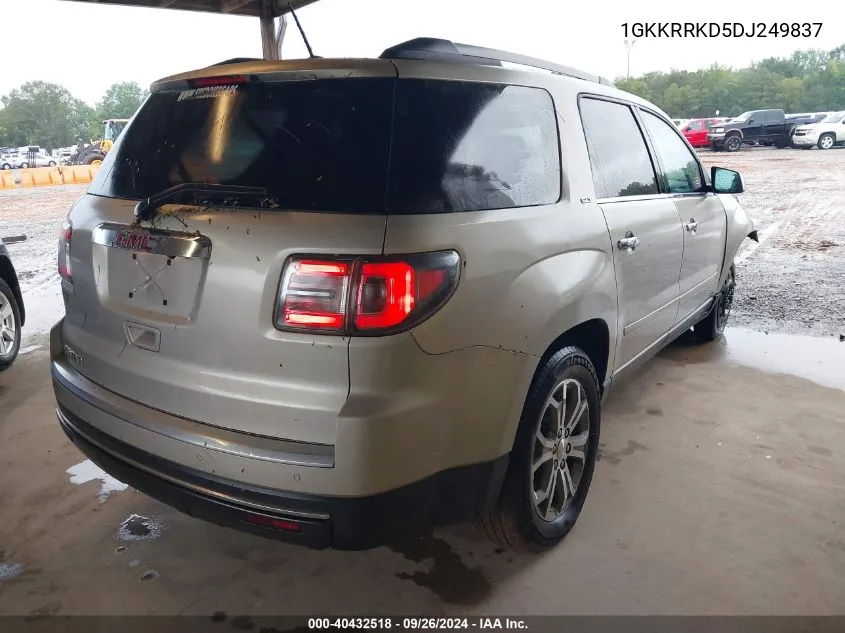 1GKKRRKD5DJ249837 2013 GMC Acadia Slt-1