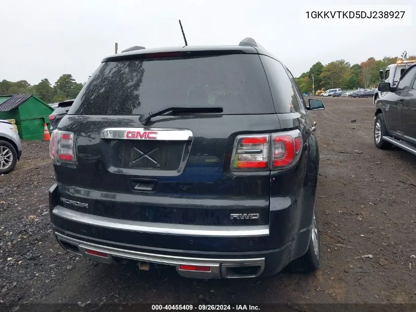 1GKKVTKD5DJ238927 2013 GMC Acadia Denali