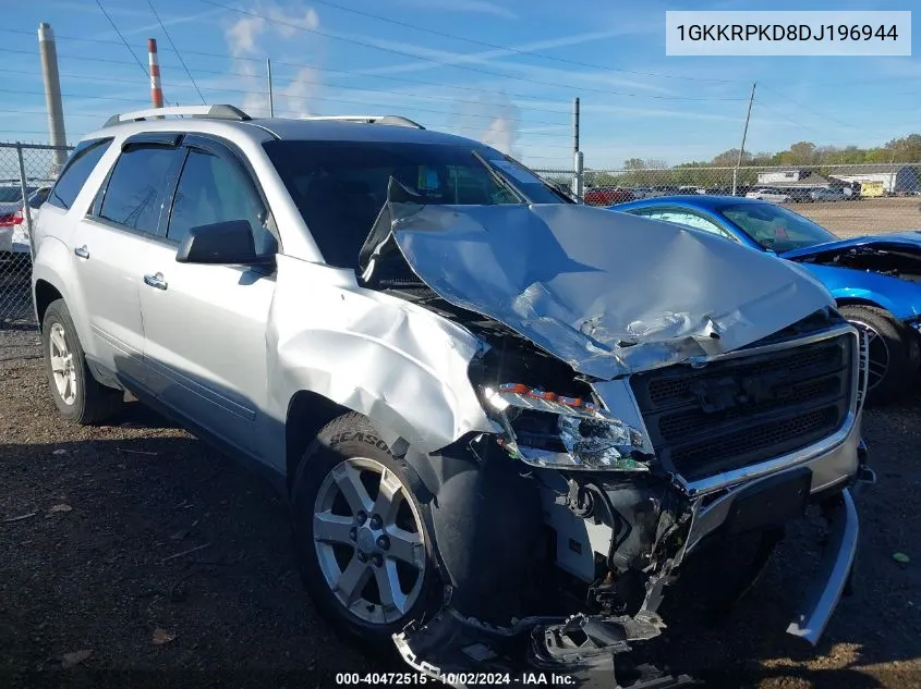 1GKKRPKD8DJ196944 2013 GMC Acadia Sle-2