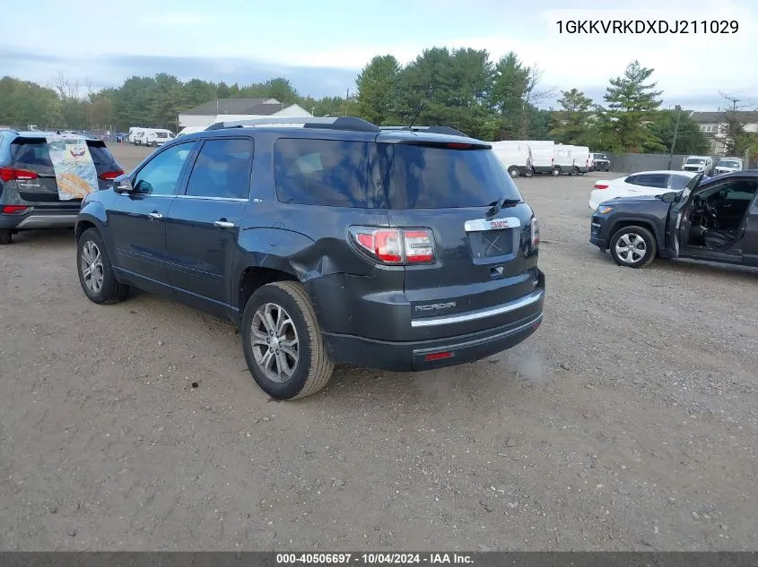 1GKKVRKDXDJ211029 2013 GMC Acadia Slt-1