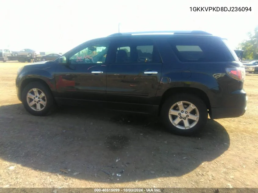 1GKKVPKD8DJ236094 2013 GMC Acadia Sle-2