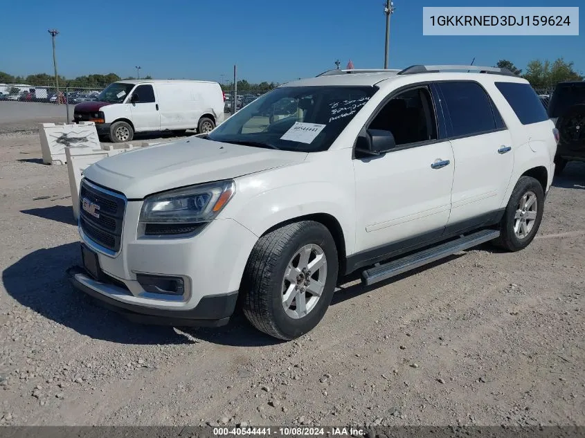 1GKKRNED3DJ159624 2013 GMC Acadia Sle-1