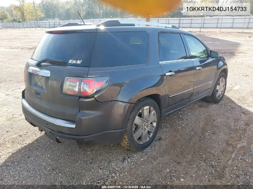 1GKKRTKD4DJ154733 2013 GMC Acadia Denali