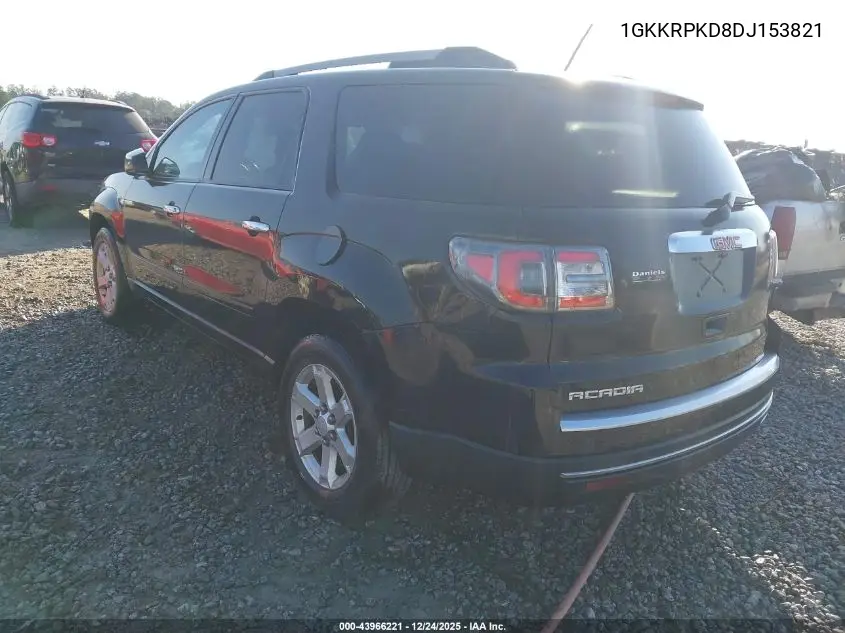 1GKKRPKD8DJ153821 2013 GMC Acadia Sle-2