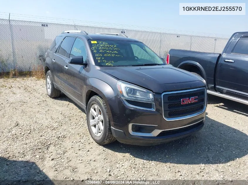 1GKKRNED2EJ255570 2014 GMC Acadia