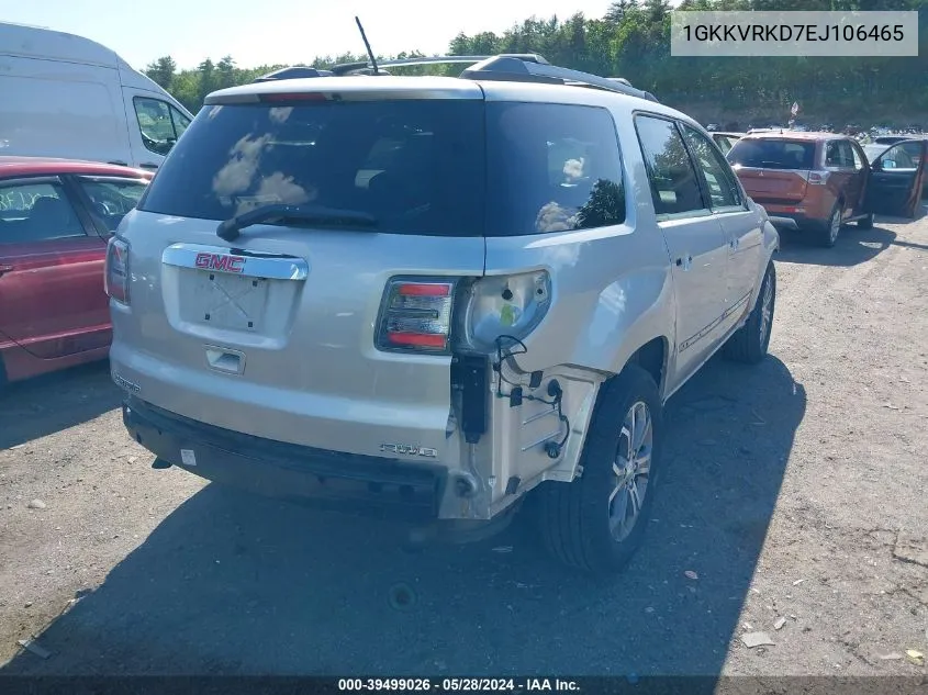 1GKKVRKD7EJ106465 2014 GMC Acadia Slt-1