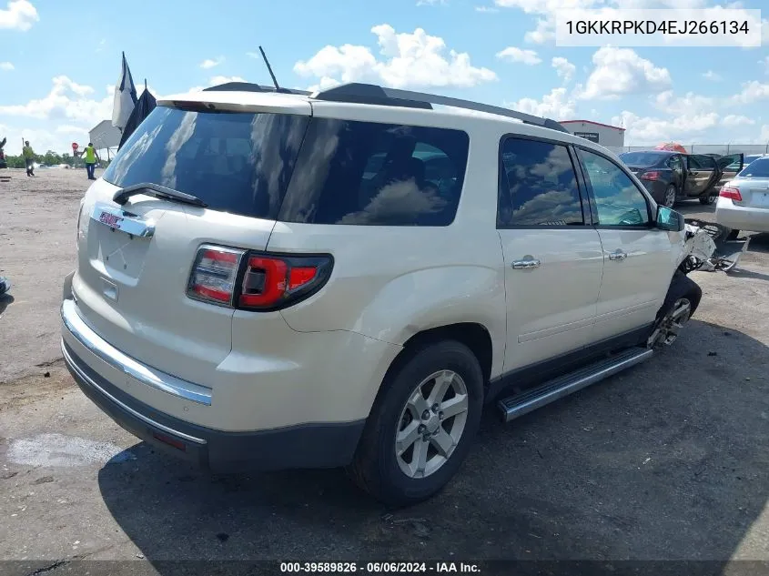 1GKKRPKD4EJ266134 2014 GMC Acadia Sle-2