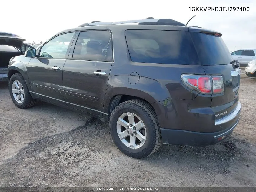 1GKKVPKD3EJ292400 2014 GMC Acadia Sle-2