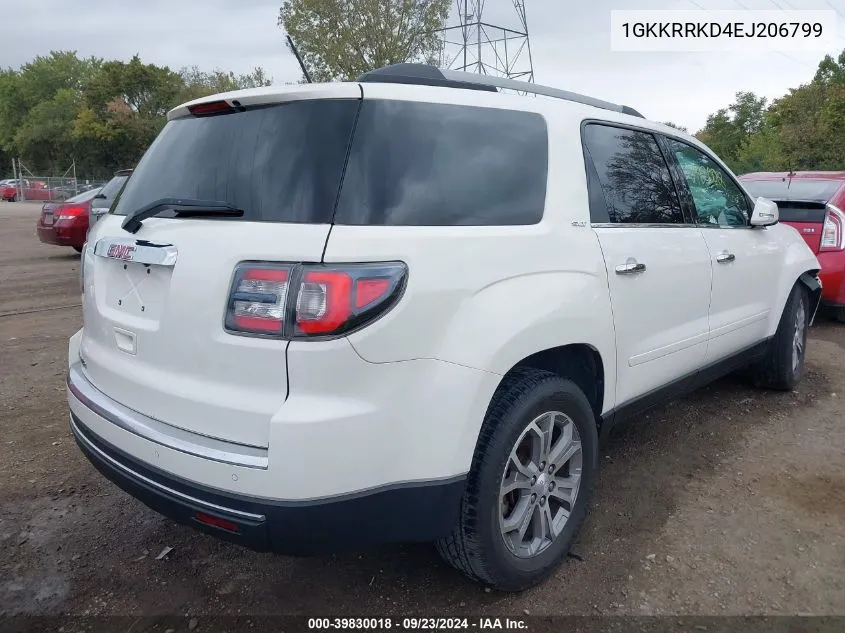 1GKKRRKD4EJ206799 2014 GMC Acadia Slt-1