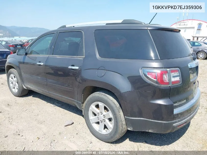 1GKKVPKD7EJ359306 2014 GMC Acadia Sle-2