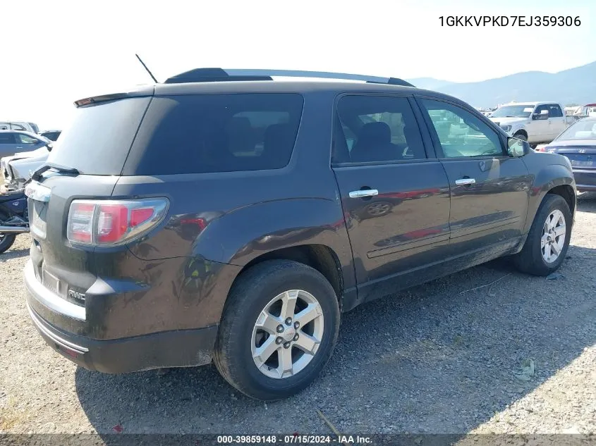 1GKKVPKD7EJ359306 2014 GMC Acadia Sle-2