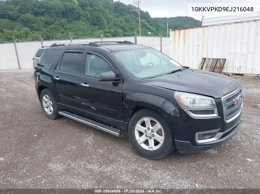 1GKKVPKD9EJ216048 2014 GMC Acadia Sle-2