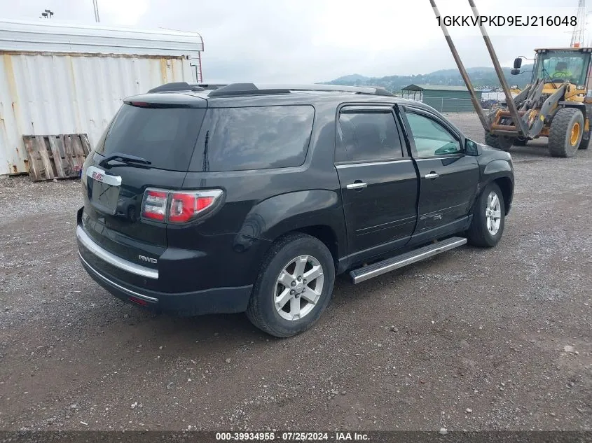 1GKKVPKD9EJ216048 2014 GMC Acadia Sle-2