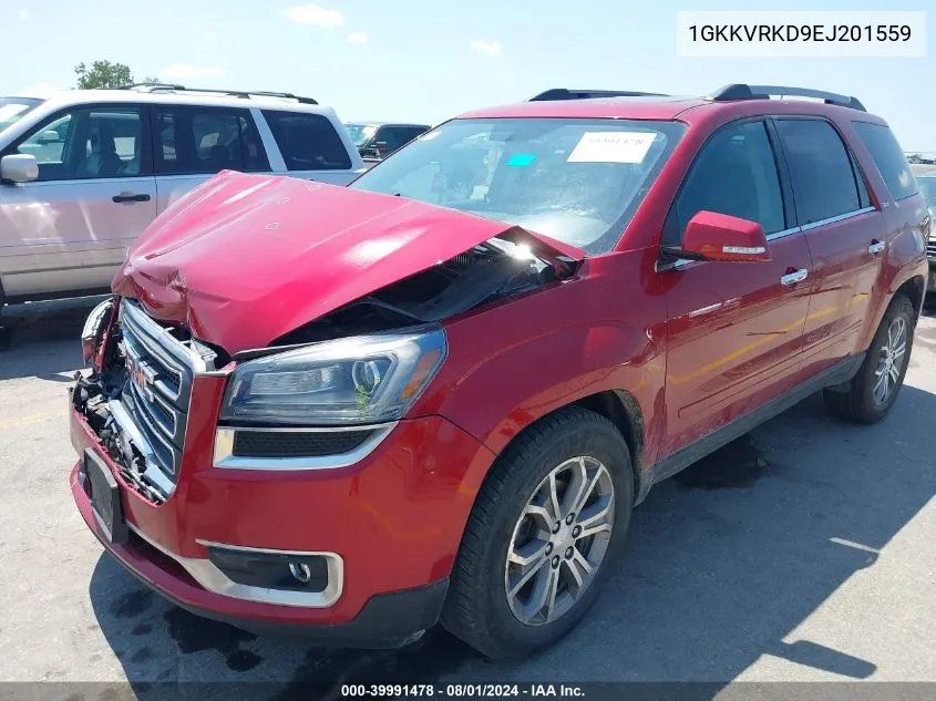 1GKKVRKD9EJ201559 2014 GMC Acadia Slt-1