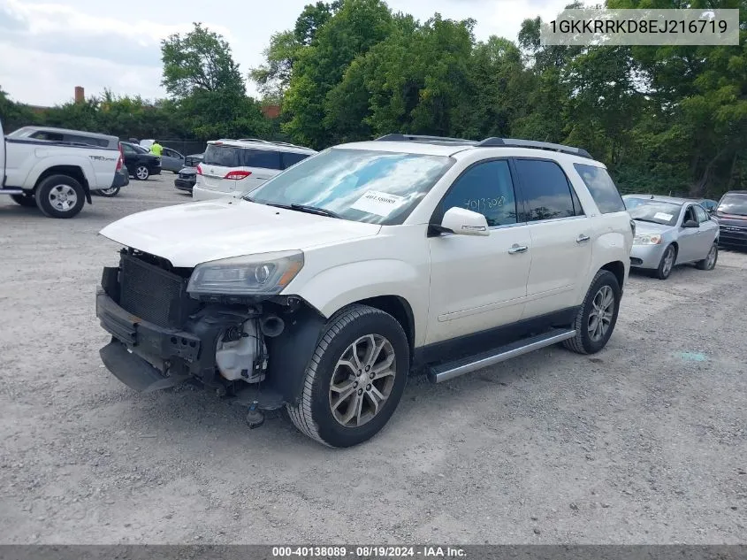 1GKKRRKD8EJ216719 2014 GMC Acadia Slt-1