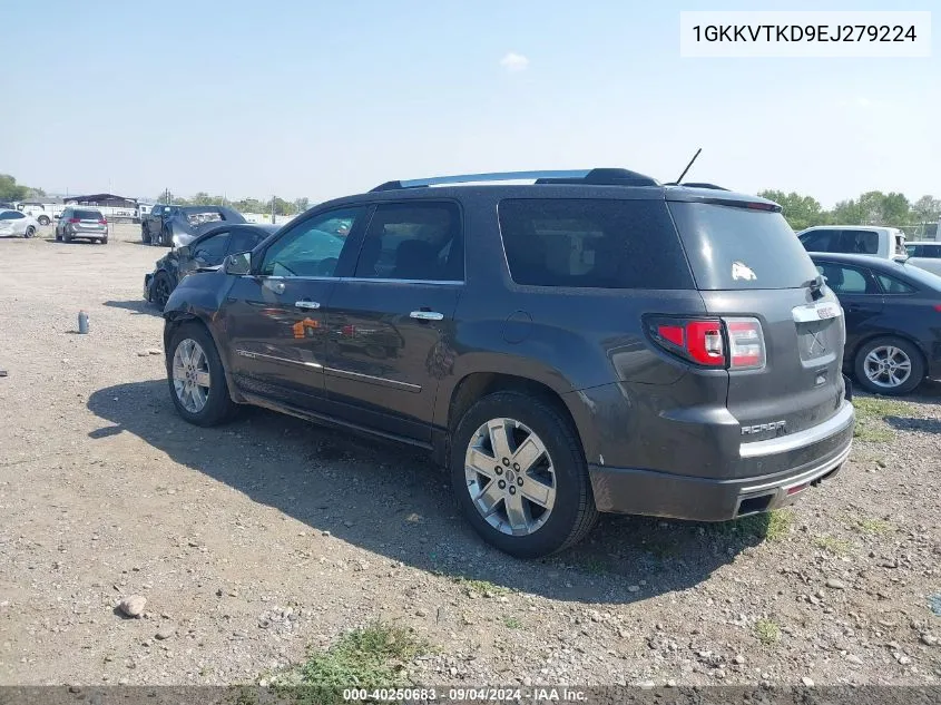 1GKKVTKD9EJ279224 2014 GMC Acadia Denali