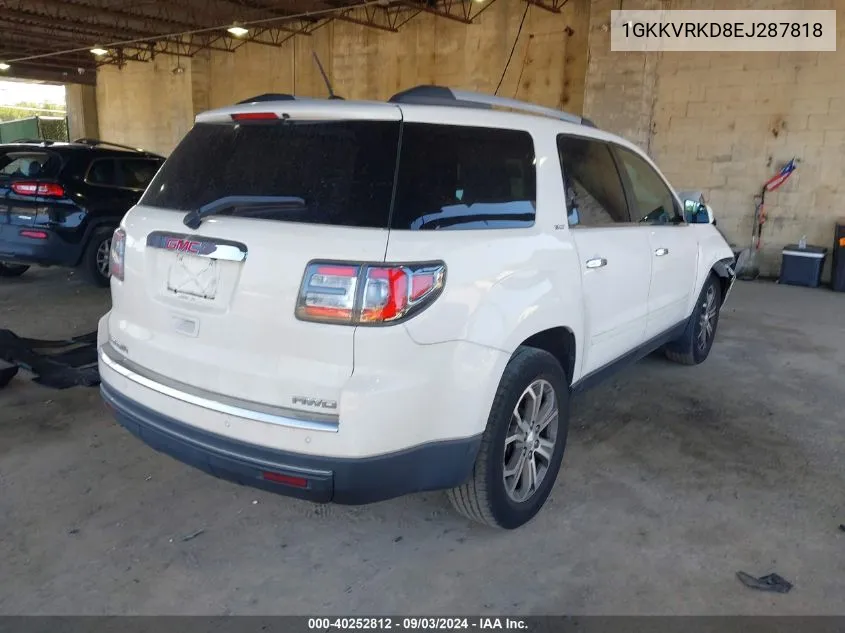 1GKKVRKD8EJ287818 2014 GMC Acadia Slt-1