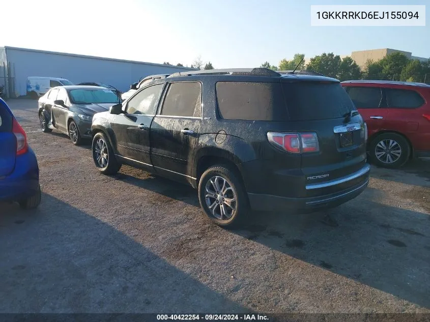 1GKKRRKD6EJ155094 2014 GMC Acadia Slt-1