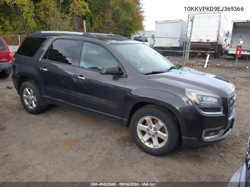 1GKKVPKD9EJ369366 2014 GMC Acadia Sle-2